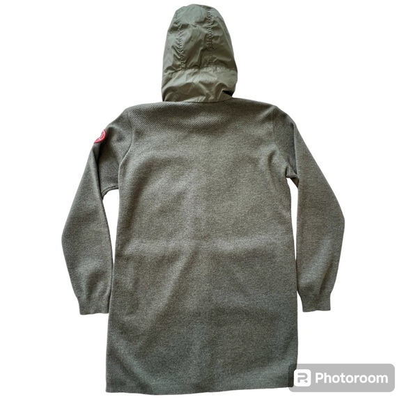 Canada Goose Windbridge Hooded Jacket - Charcoal Grey - Large L - Women’s - NWT - Picture 3 of 9